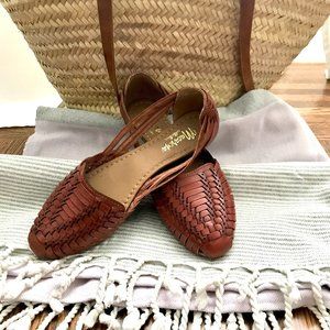 Huaraches Mexican leather sandals size 8 (unwarn)